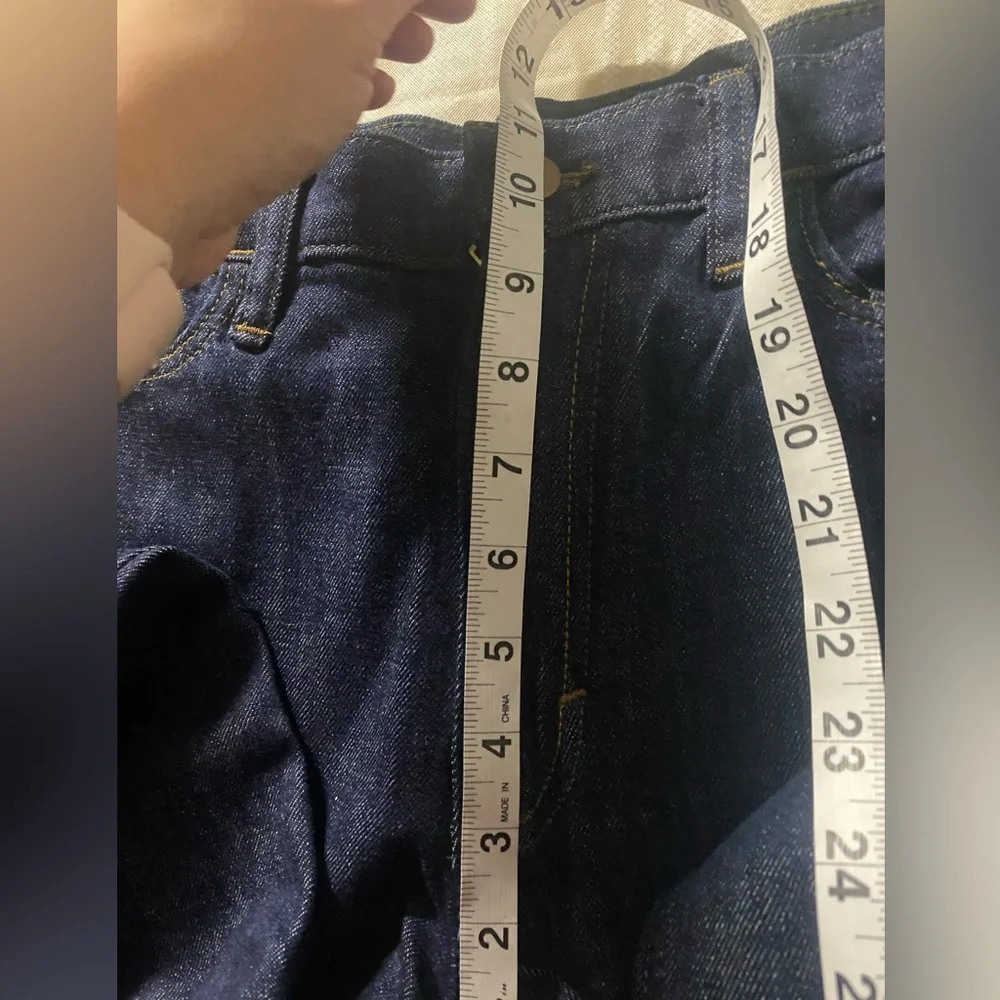 Banana Republic Slim Fit dark wash blue jeans new with tags 31x32 - Picture 6 of 7